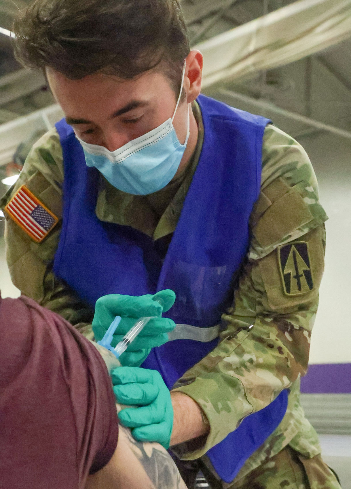 Mass vaccination clinic held at Merrillville High School